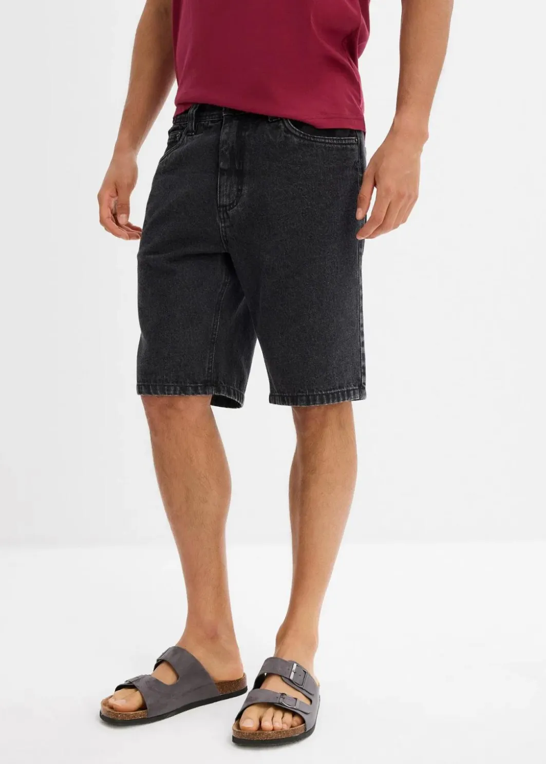Herren bonprix Jeans|Shorts|Jeans-Bermuda mit Komfortbund, Classic Fit