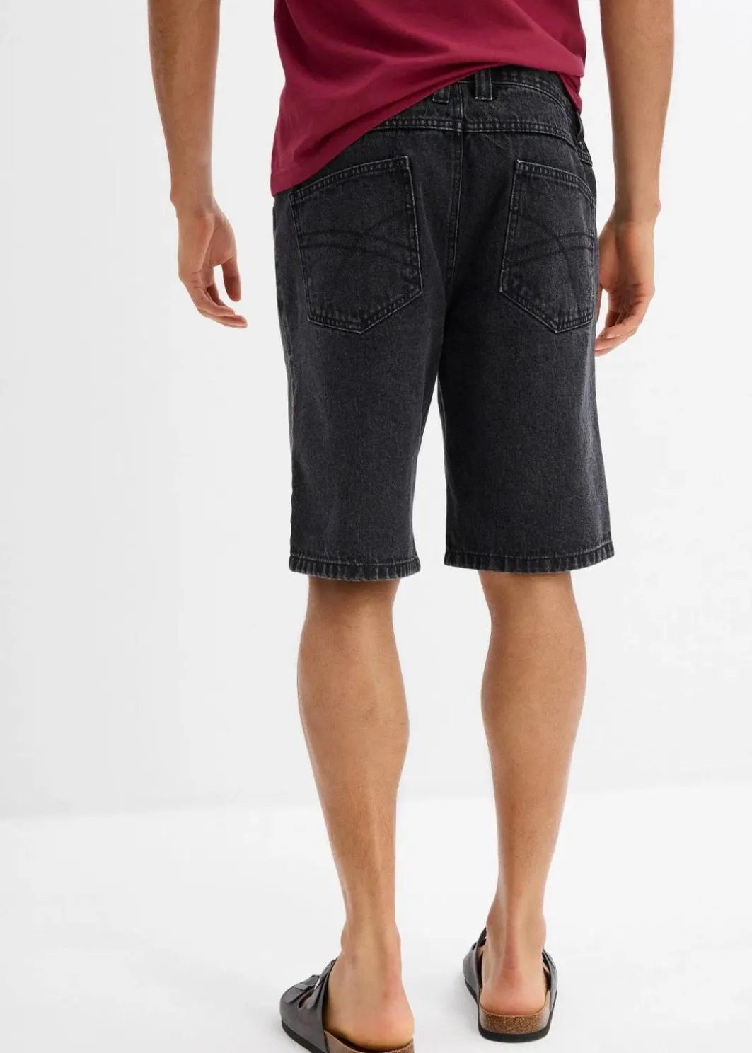 Herren bonprix Jeans|Shorts|Jeans-Bermuda mit Komfortbund, Classic Fit