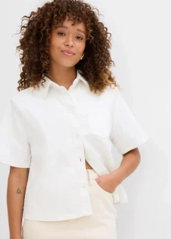 Damen bonprix Bekleidung·Jacken & Mäntel|Blusen & Tuniken|Jeansbluse, oversized