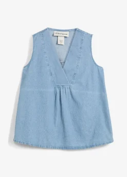 Jeans-Blusentop Damen Blusen & Tuniken|Shirts & Tops