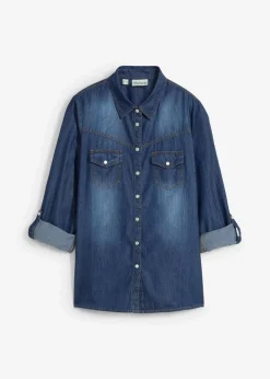 Damen bonprix Bekleidung·Jacken & Mäntel|Blusen & Tuniken|Jeanshemd