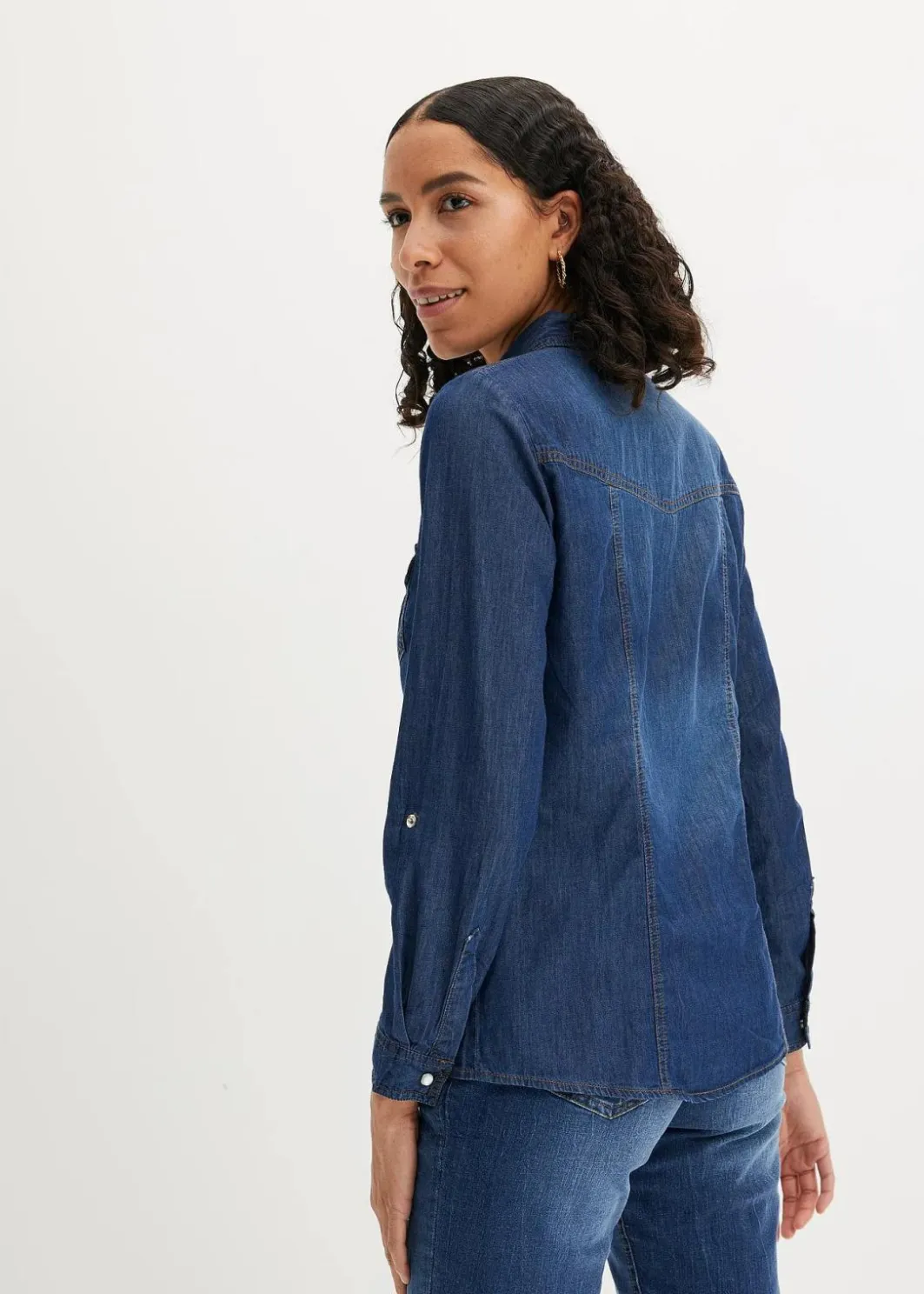 Damen bonprix Bekleidung·Jacken & Mäntel|Blusen & Tuniken|Jeanshemd