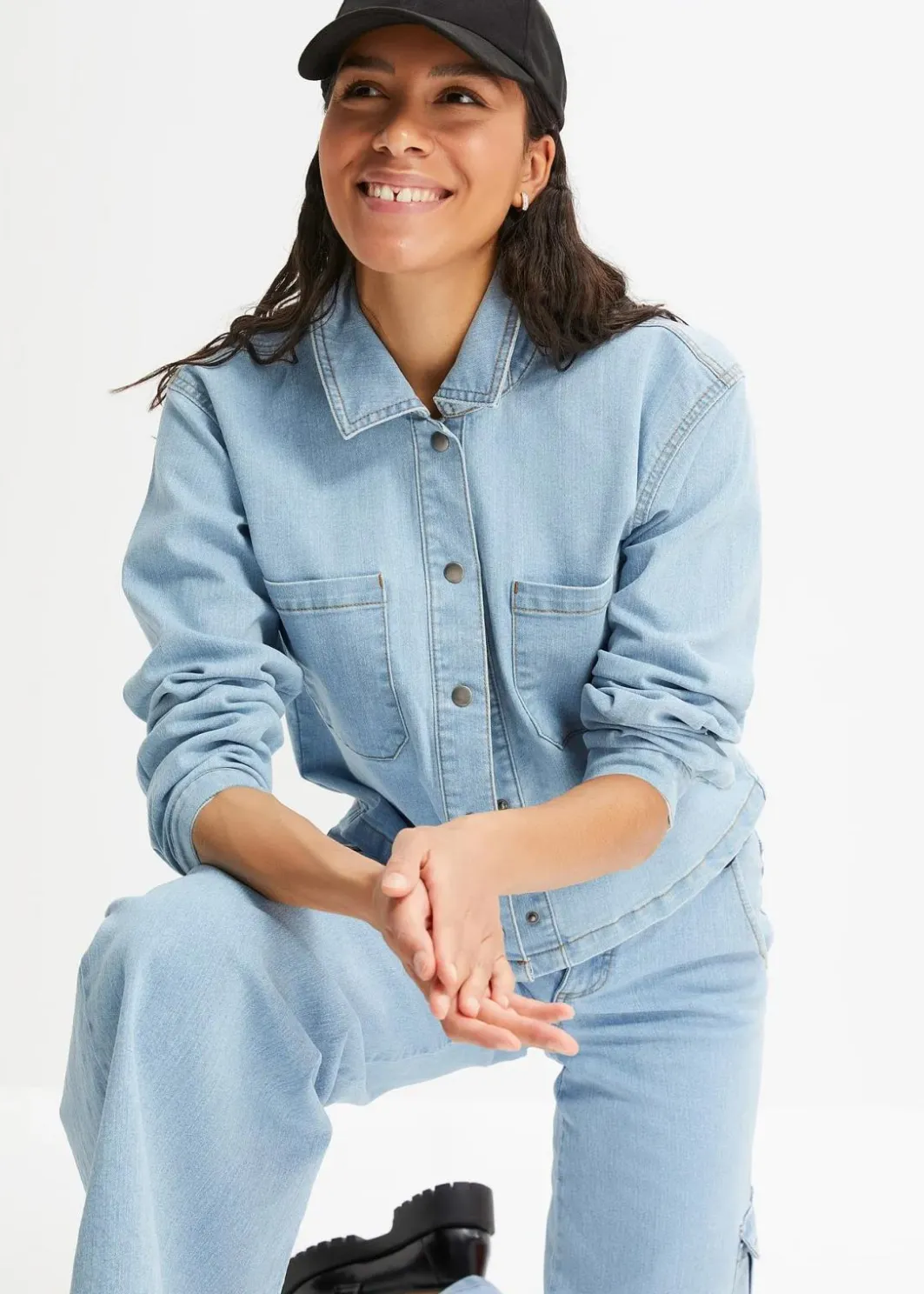 Damen bonprix Bekleidung·Hosen|Jacken & Mäntel|Jeansjacke