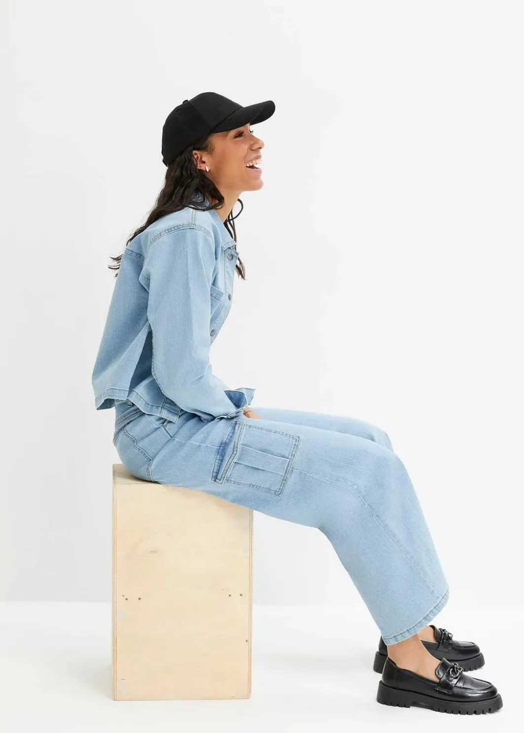 Damen bonprix Bekleidung·Hosen|Jacken & Mäntel|Jeansjacke
