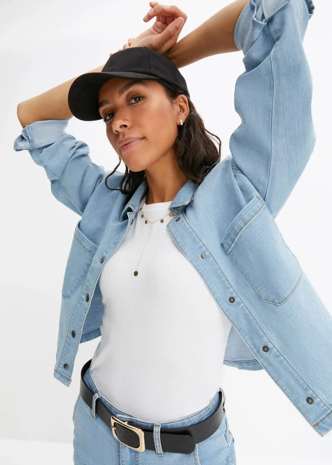 Damen bonprix Bekleidung·Hosen|Jacken & Mäntel|Jeansjacke