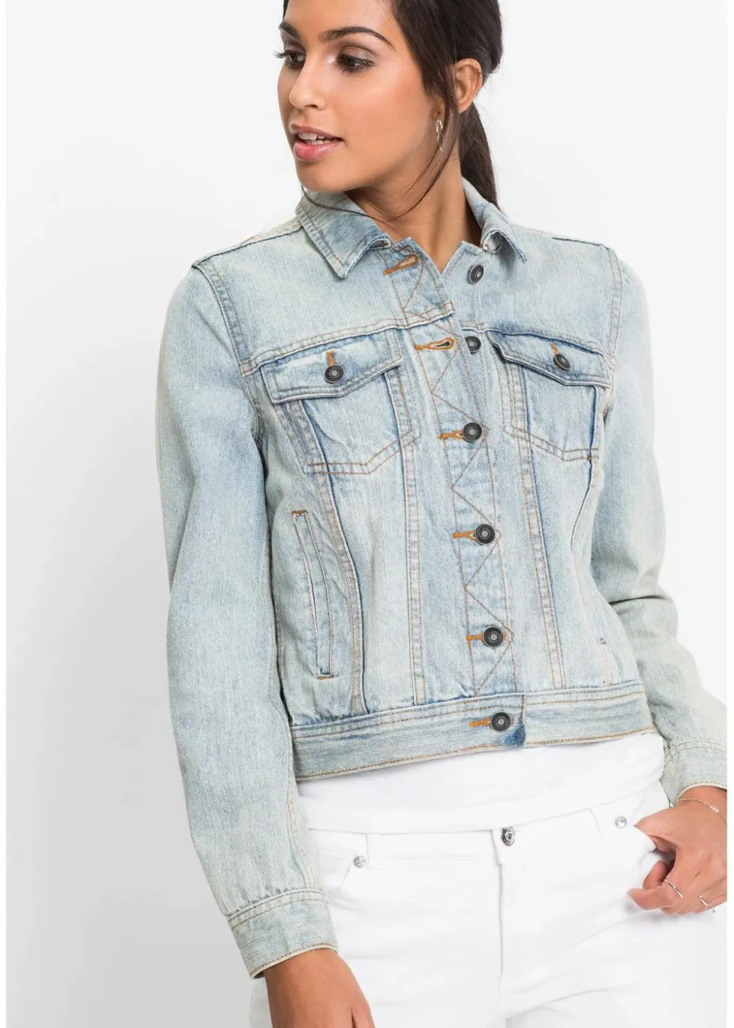 Damen bonprix Jacken & Mäntel|Jeansjacke