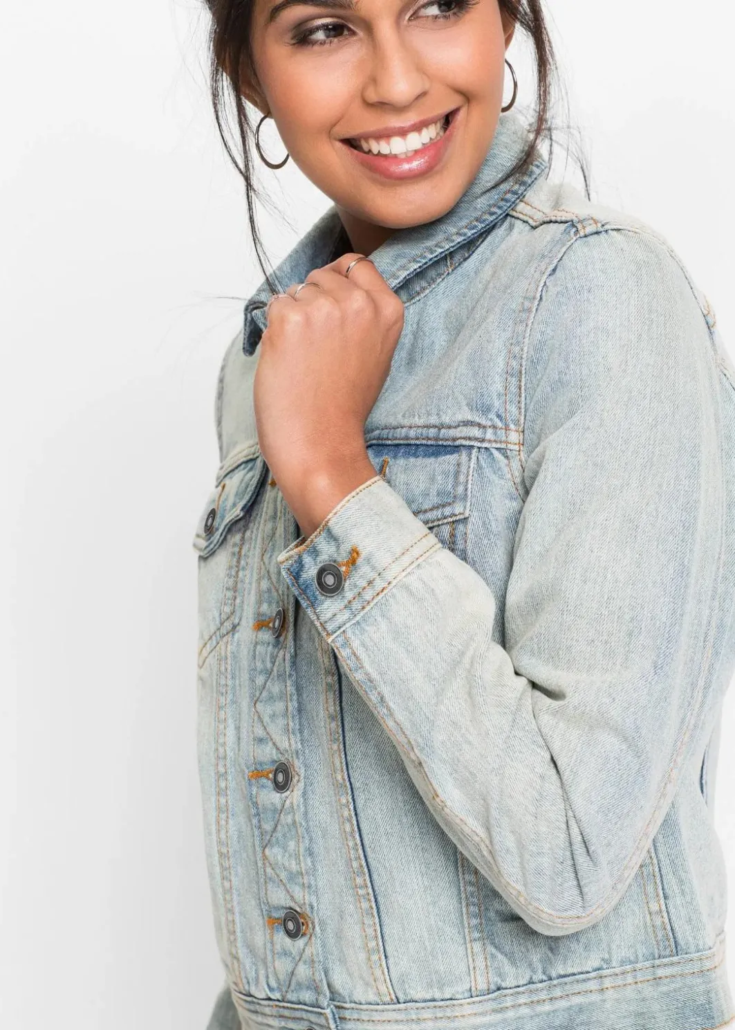 Damen bonprix Jacken & Mäntel|Jeansjacke