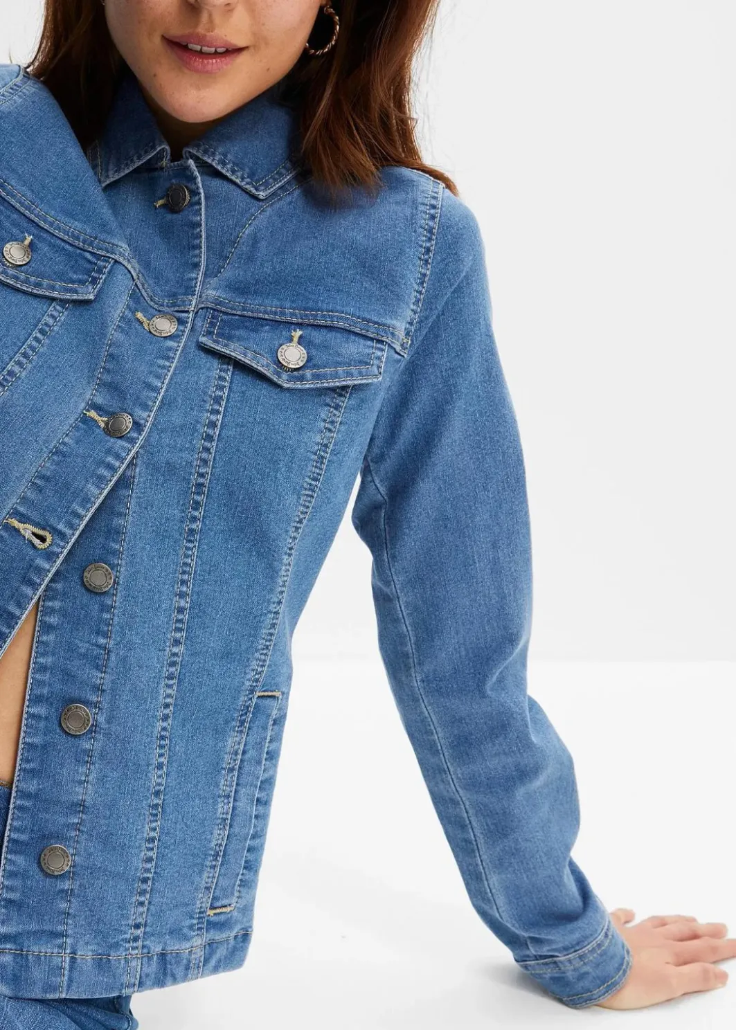 Damen bonprix Jacken & Mäntel|Jeansjacke