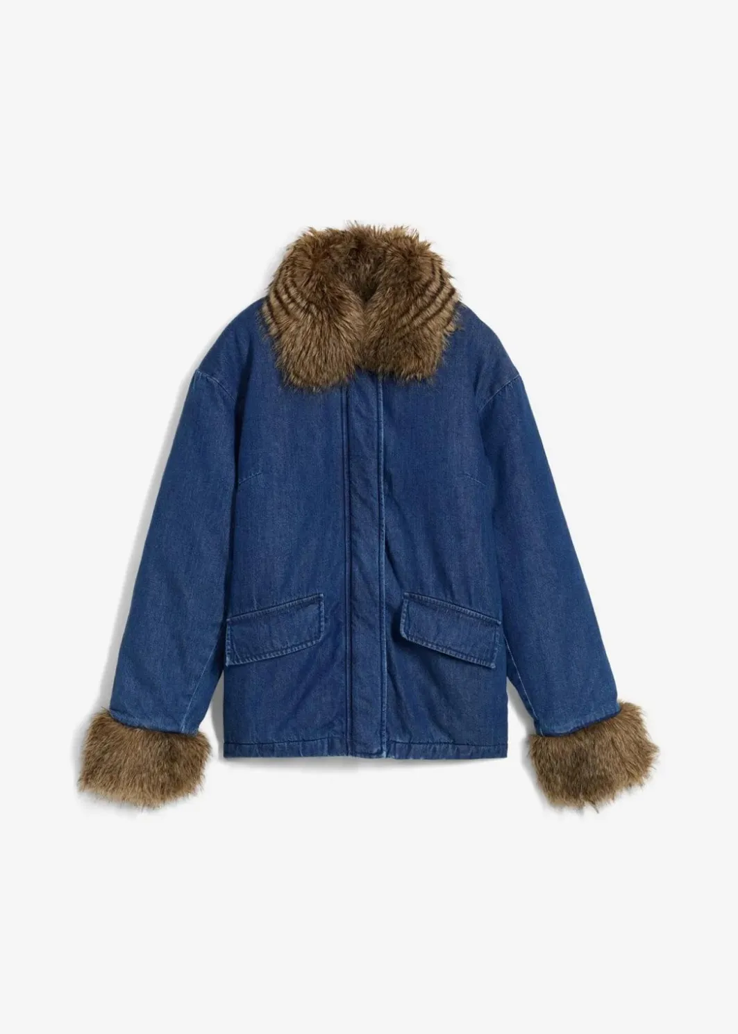 Damen bonprix Bekleidung·Hosen|Jacken & Mäntel|Jeansjacke, leicht wattiert