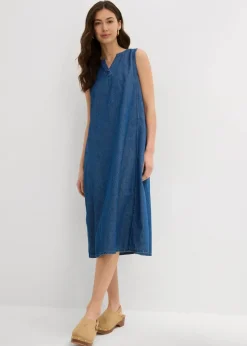 Damen bonprix Kleider|Jeanskleid