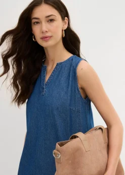 Damen bonprix Kleider|Jeanskleid