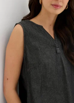 Damen bonprix Kleider|Jeanskleid