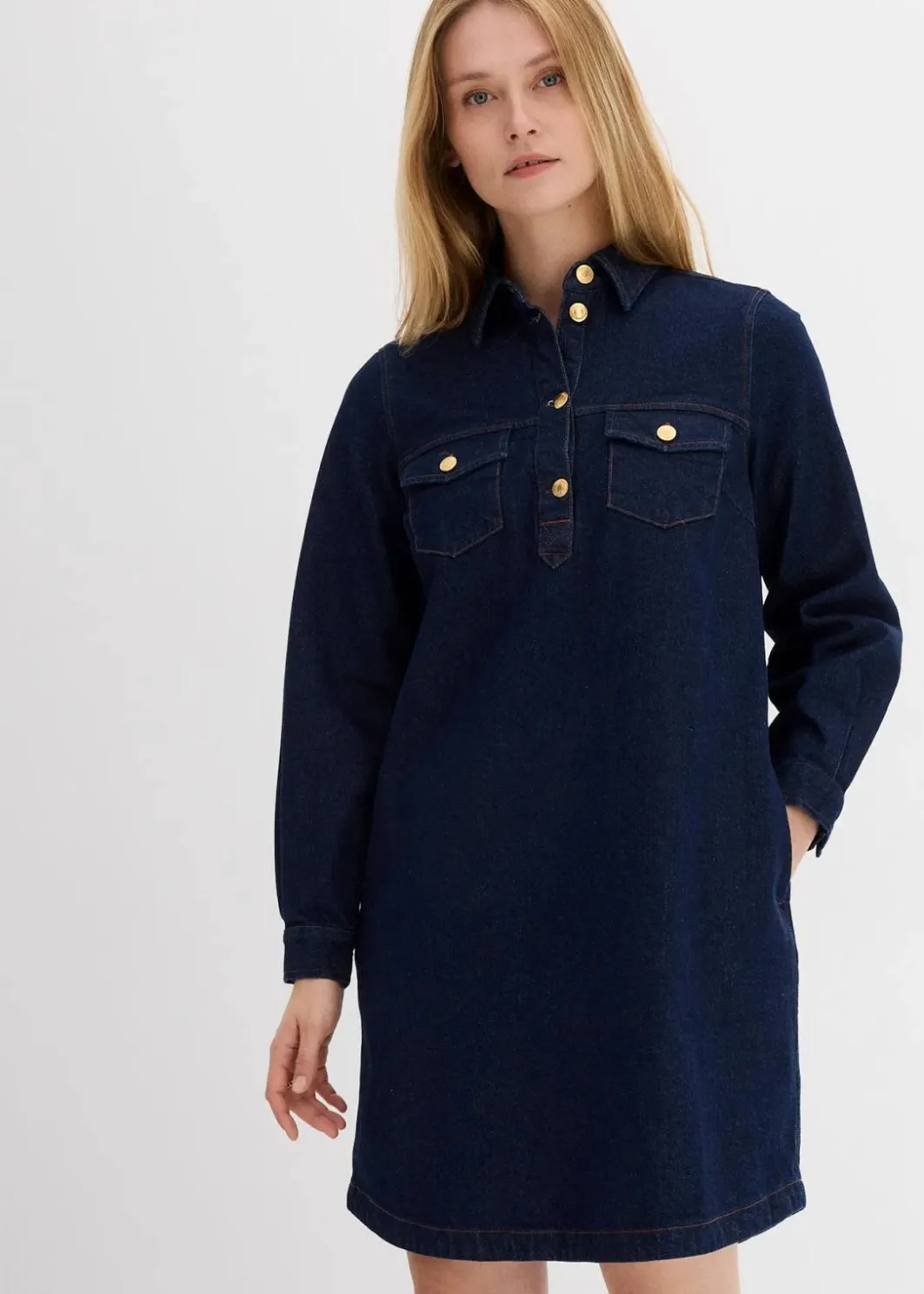 New Jeanskleid Damen Bekleidung·Pullover & Strickjacken|Kleider