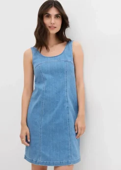 Best Jeanskleid aus Bio-Baumwolle mit Stretch Damen Nachhaltigere Materialien|Kleider