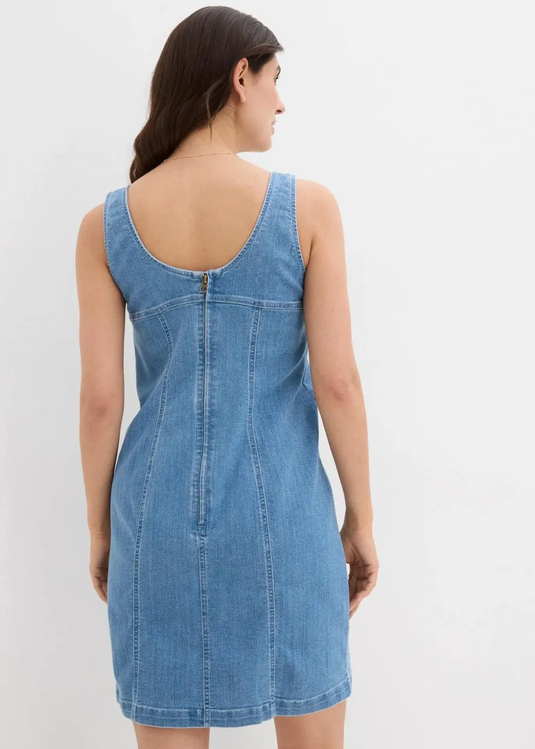 Best Jeanskleid aus Bio-Baumwolle mit Stretch Damen Nachhaltigere Materialien|Kleider