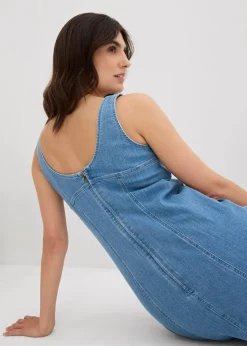 Best Jeanskleid aus Bio-Baumwolle mit Stretch Damen Nachhaltigere Materialien|Kleider