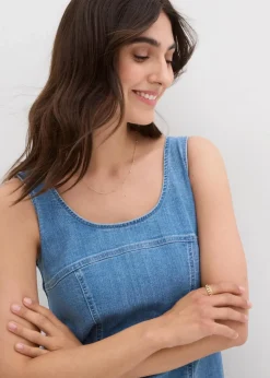 Best Jeanskleid aus Bio-Baumwolle mit Stretch Damen Nachhaltigere Materialien|Kleider