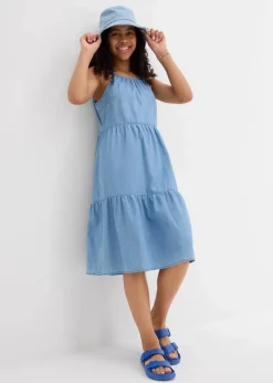 Best Jeanskleid aus fließender Baumwolle Kinder Mädchen 9-16 Jahre·Kleider & Jumpsuits|Mädchen 2-8 Jahre·Nachhaltigere Materialien