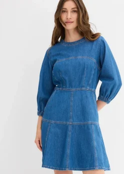 Clearance Jeanskleid aus reiner Baumwolle Damen Bekleidung·Pullover & Strickjacken|Kleider