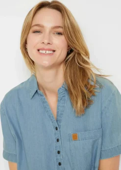 Online Jeanskleid, Kurzarm Damen Kleider|Bekleidung·Pullover & Strickjacken