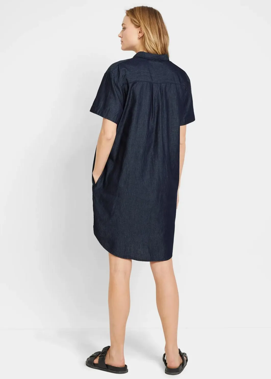 Damen bonprix Bekleidung·Pullover & Strickjacken|Kleider|Jeanskleid, Kurzarm