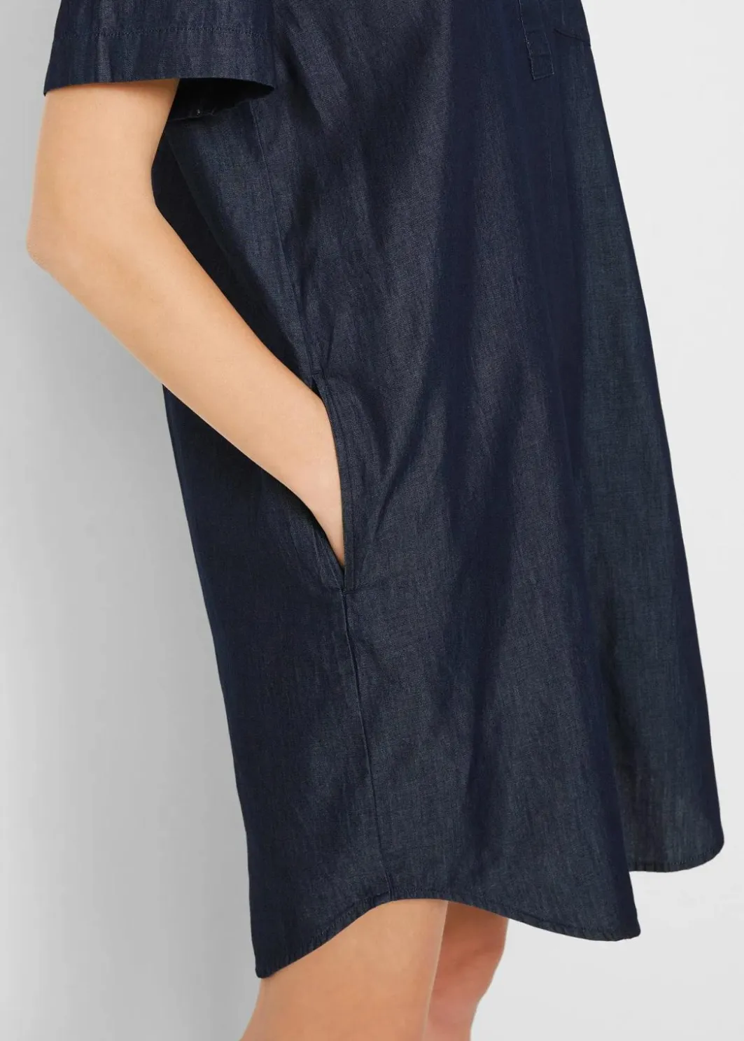Damen bonprix Bekleidung·Pullover & Strickjacken|Kleider|Jeanskleid, Kurzarm