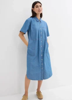Sale Jeanskleid, Oversized Damen Bekleidung·Pullover & Strickjacken|Kleider