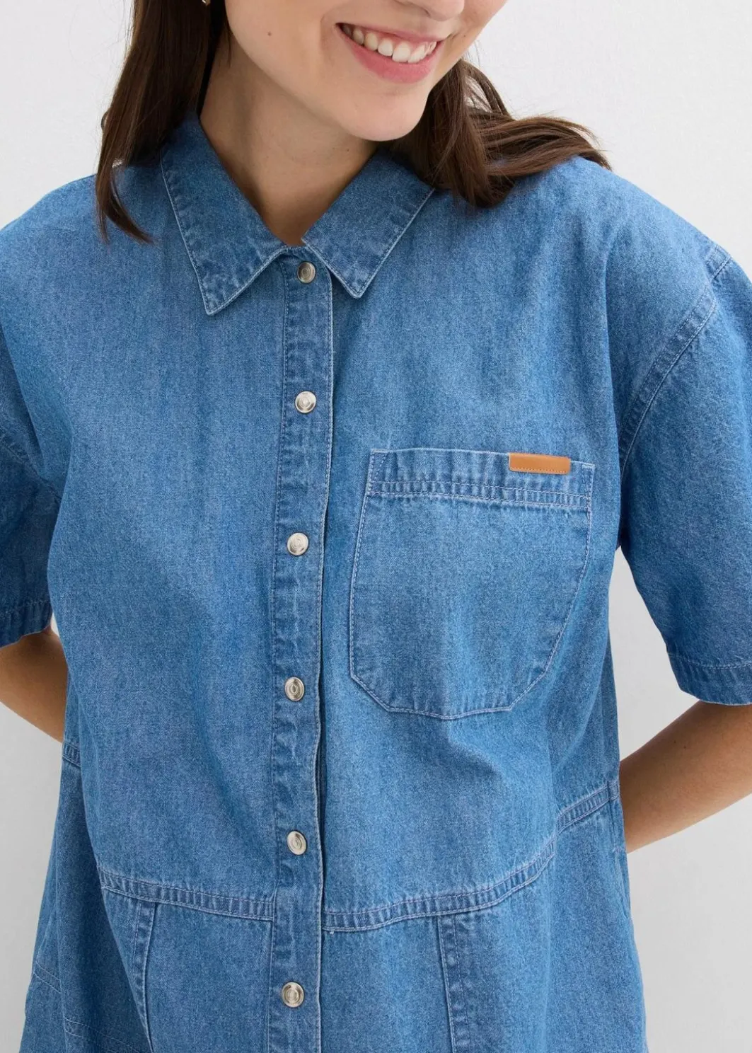 Sale Jeanskleid, Oversized Damen Bekleidung·Pullover & Strickjacken|Kleider