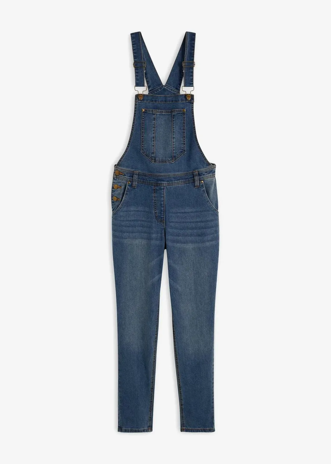 Damen bonprix Bekleidung·Shirts & Tops|Jeans|Jeans-Latzhose im Boyfriend Fit