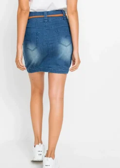 Online Jeansrock Mid Waist Damen Röcke