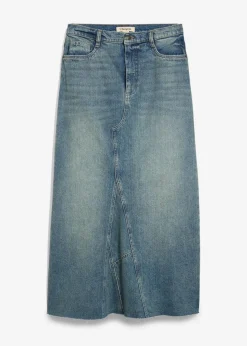 Damen bonprix Bekleidung·Sportbekleidung|Röcke|Jeansrock, Mid Waist, Maxi Length
