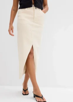 Online Jeansrock mit Schlitz Damen Röcke|Bekleidung·Sportbekleidung