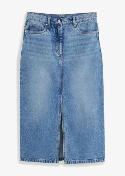 Hot Jeansrock mit Schlitz Damen Bekleidung·Sportbekleidung|Röcke