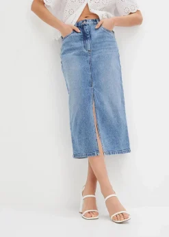 Hot Jeansrock mit Schlitz Damen Bekleidung·Sportbekleidung|Röcke