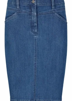 Clearance Jeansrock, Stretch Damen Bekleidung·Sportbekleidung|Röcke
