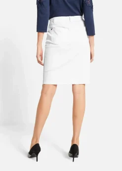 Damen bonprix Röcke|Bekleidung·Sportbekleidung|Jeansrock, Stretch