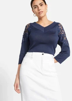 Damen bonprix Röcke|Bekleidung·Sportbekleidung|Jeansrock, Stretch