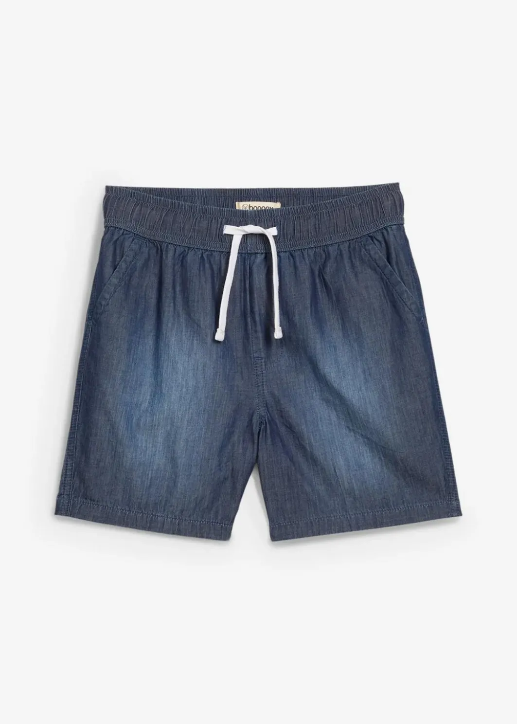 Kinder bonprix Jungen 9-16 Jahre·Shorts|Jungen 2-8 Jahre·Nachhaltigere Materialien|Jeans-Schlupf-Shorts, Regular Fit aus Bio Baumwolle