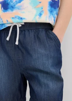 Kinder bonprix Jungen 9-16 Jahre·Shorts|Jungen 2-8 Jahre·Nachhaltigere Materialien|Jeans-Schlupf-Shorts, Regular Fit aus Bio Baumwolle