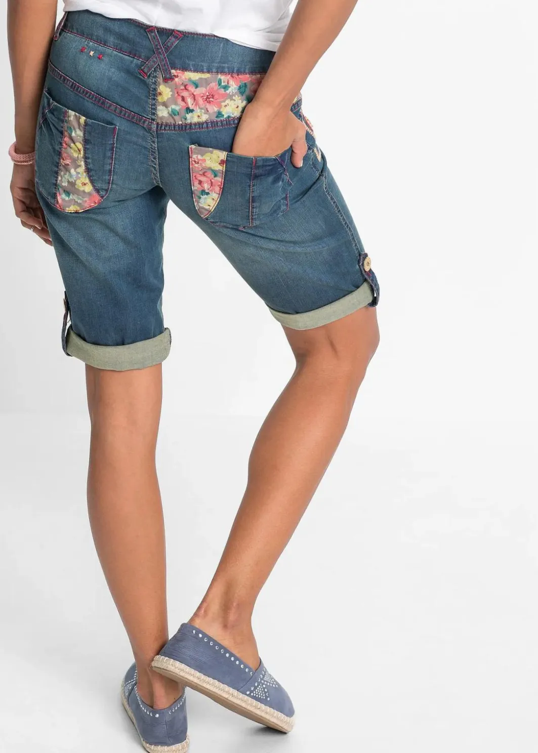Damen bonprix Shorts|Jeans|Jeans-Shorts