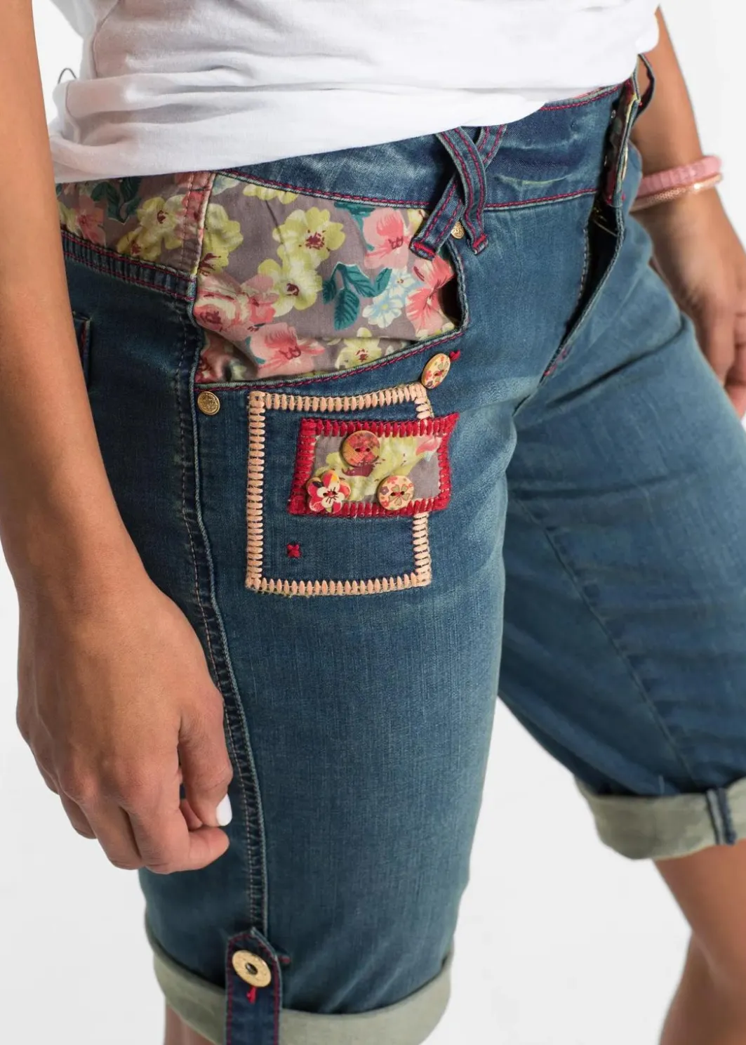 Damen bonprix Shorts|Jeans|Jeans-Shorts
