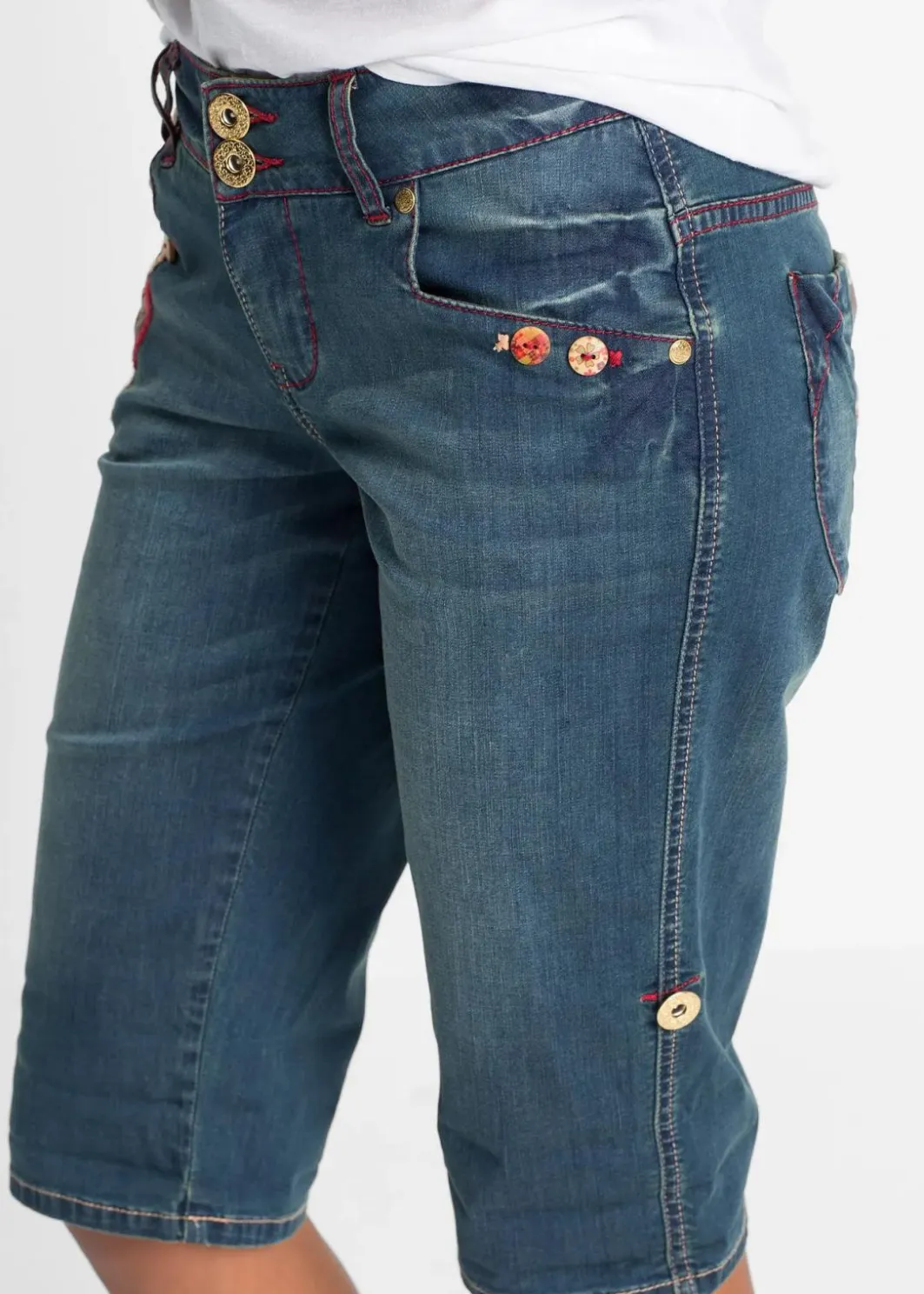 Damen bonprix Shorts|Jeans|Jeans-Shorts