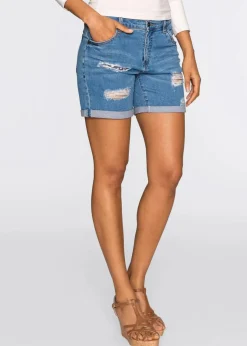 Damen bonprix Shorts|Jeans|Jeans-Shorts