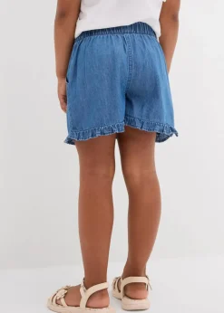 Outlet Jeans-Shorts aus fließender Baumwolle Kinder Mädchen 2-8 Jahre·Shorts|Mädchen 2-8 Jahre·Nachhaltigere Materialien
