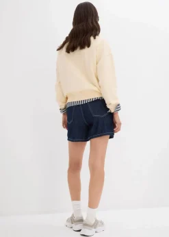 Outlet Jeans-Shorts High Waist, Low Stretch Damen Bekleidung·Outdoorbekleidung|Bekleidung·Shirts & Tops