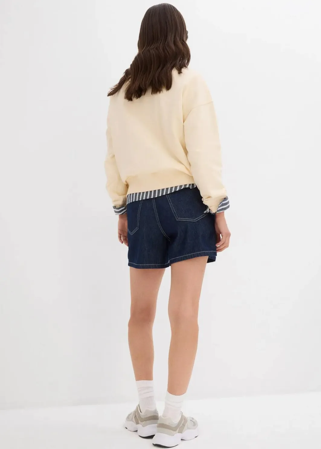 Outlet Jeans-Shorts High Waist, Low Stretch Damen Bekleidung·Outdoorbekleidung|Bekleidung·Shirts & Tops