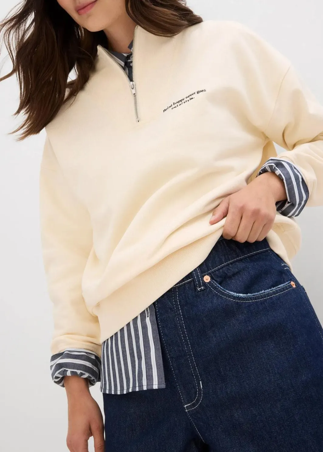 Outlet Jeans-Shorts High Waist, Low Stretch Damen Bekleidung·Outdoorbekleidung|Bekleidung·Shirts & Tops