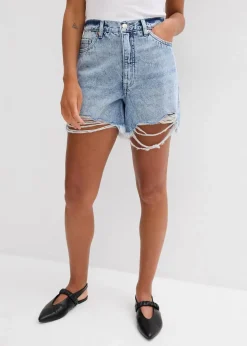 Clearance Jeans-Shorts High Waist, Low Stretch Damen Jeans|Shorts