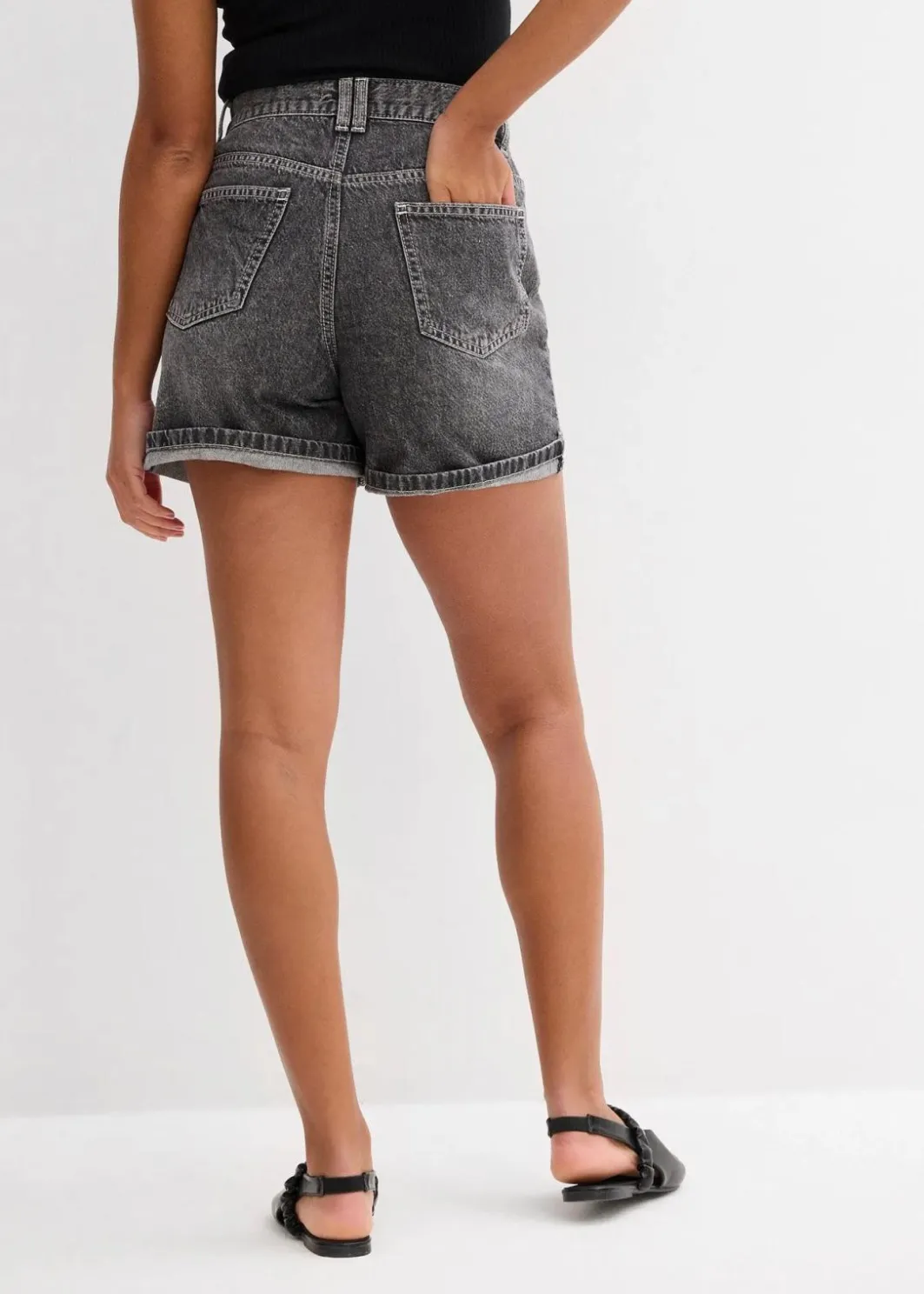 New Jeans-Shorts High Waist, Low Stretch Damen Jeans|Shorts