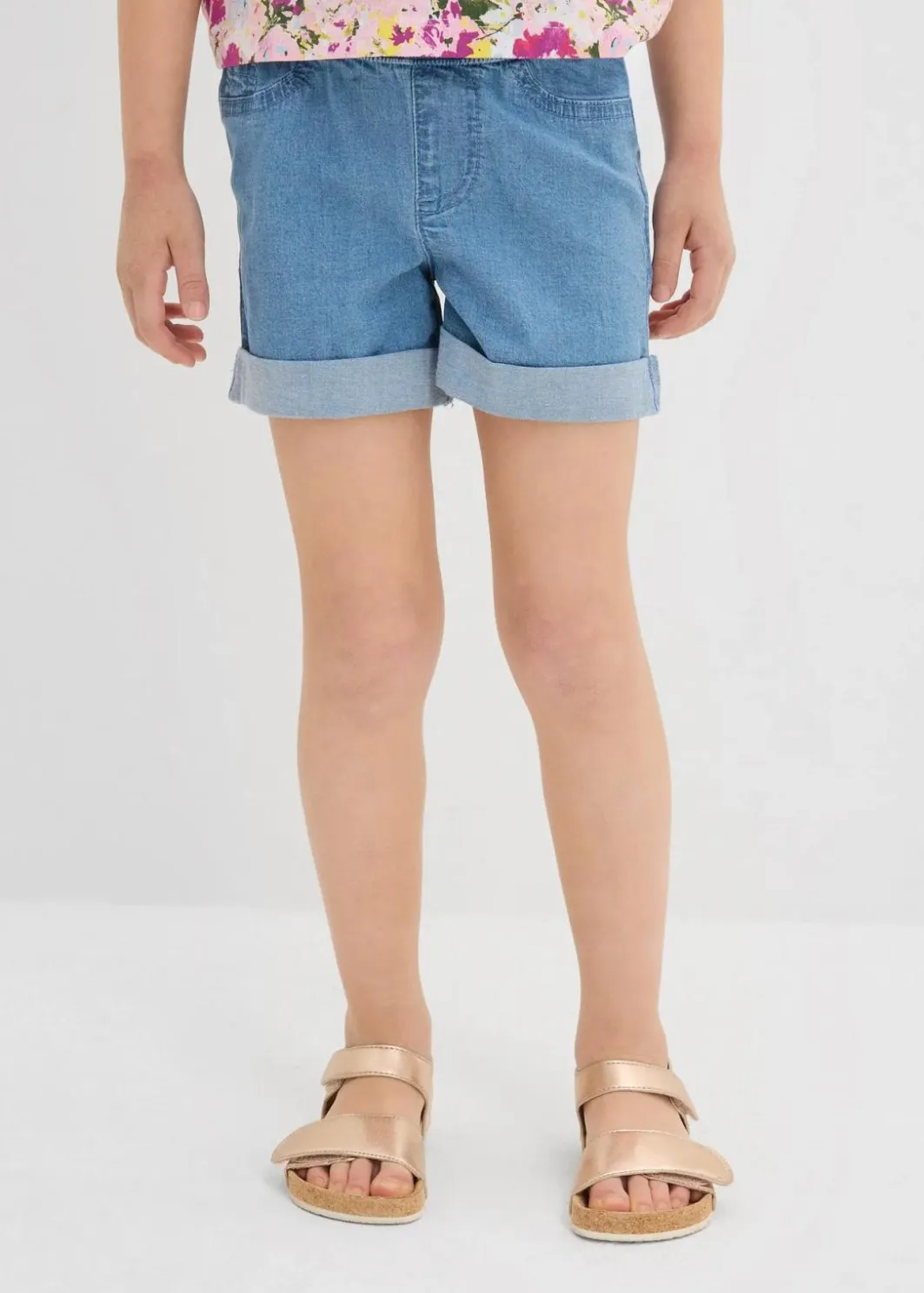 Kinder bonprix Mädchen 2-8 Jahre·Shorts|Mädchen 2-8 Jahre·Jeans & Hosen|Jeans-Shorts Mid Waist